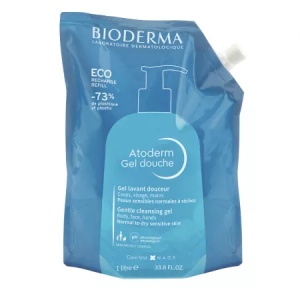 Bioderma Atoderm rezerva eco gel de dus piele sensibila atopica x 1 litru