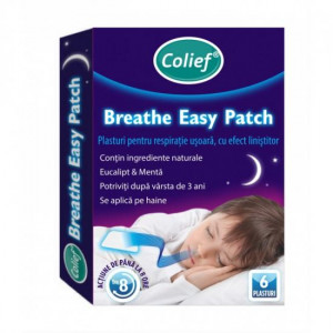 Colief Plasturi pentru respiratie usoara x 6 bucati