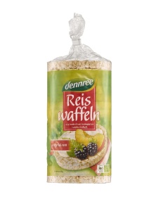 Dennree Rondele BIO din orez expandat fara sare si fara gluten x 100 grame