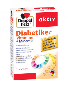 Doppel Herz Aktiv Diabetiker Vitamine + Minerale x 30 comprimate