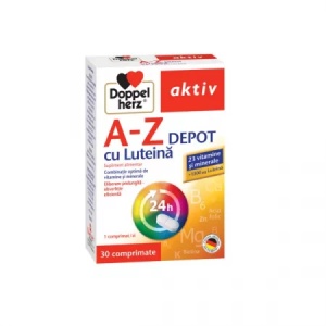 DoppelHerz Aktiv A-Z + Luteina x 30 comprimate cu eliberare prelungita