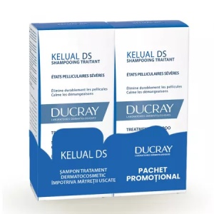 Ducray Kelual DS Sampon tratament dermatocosmetic anti-matreata x 100ml + 100ml