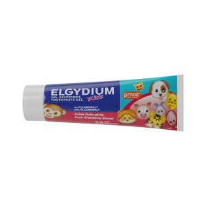 Elgydium Emoji Kids Pasta de dinti cu aroma de capsuni pentru copii 3-6 ani x 50ml