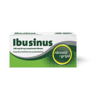 Ibusinus 200mg/30mg x 20 comprimate filmate