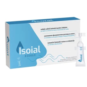 Isoial solutie salina pentru nas infundat x 15 flacoane