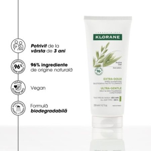 Klorane Balsam cu extract de ovaz pentru utilizare frecventa x 200ml - Img 4