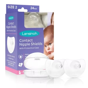 Lansinoh Protectoare pentru mamelon Size 2 (24mm) x 2 bucati