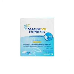 MagneVie Express cu Magneziu si Vitamina B6 x 20 plicuri orodispersabile - Img 2