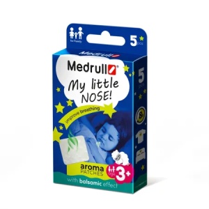 Medrull Plasturi cu uleiuri esentiale pentru respiratie usoara My Little Nose x 5 bucati