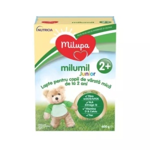 Milumil Junior 2+, formula de lapte praf de la 2 ani x 600 grame