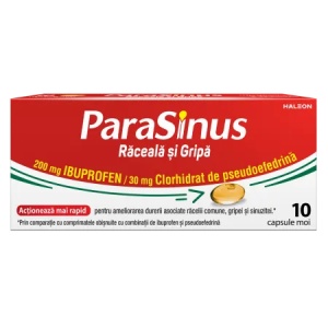 Parasinus Raceala si Gripa x 10 capsule moi