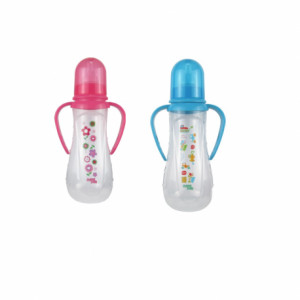 Primii Pasi Biberon cu manere decorat x 275 ml (cod R0154)