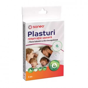 Saneo Plasturi respiratie usoara x 6