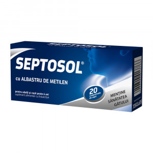 Septosol cu Albastru de Metilen x 20 comprimate