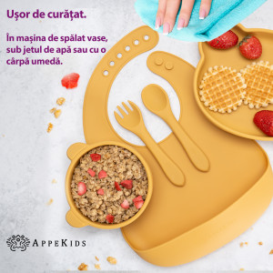Set pentru diversificare Appekids model Panda Honey - Img 4