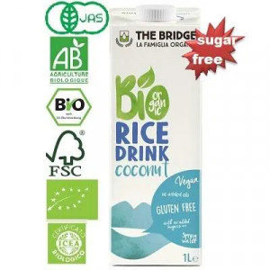 The Bridge Bautura vegetala Bio din orez cu nuca de cocos x 1 litru