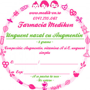 Unguent nazal cu augmentin x 20 grame - Img 2
