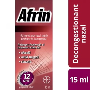 Afrin spray nazal decongestionant 0,5mg/ml x 15ml