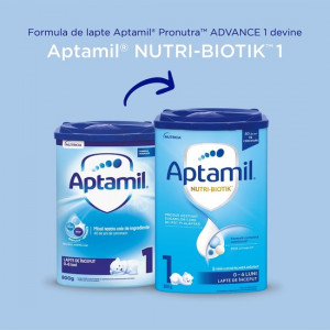 Aptamil Nutri-Biotik 1, formula de lapte praf 0-6 luni x 800 grame - Img 2