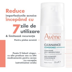 Avene Cleanance Comedomed concentrat anti-imperfectiuni pentru ten cu tendinta acneica x 30ml - Img 4