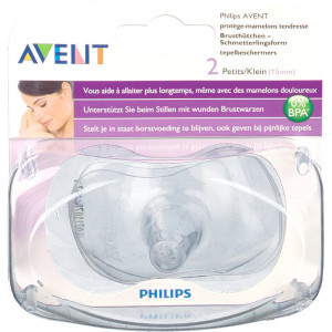 Avent Protectie mamelon marimea S, transparent x 2 bucati - Img 2