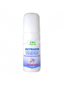 Bacitraderm Pudra antiseptica si antibacteriana x 15 grame