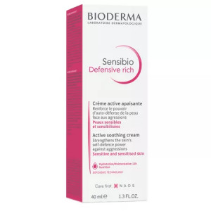 Bioderma Sensibio Defensive Rich, Crema pentru calmare intensiva x 40ml - Img 2