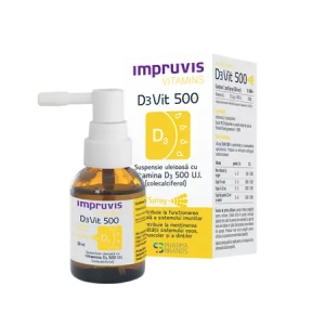 DeVit Suspensie uleioasa cu Vitamina D3 500 U.I. spray x 20ml