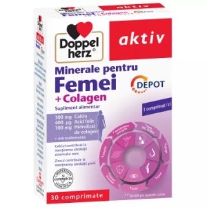 DoppelHerz Aktiv Minerale pentru femei + Colagen Depot x 30 comprimate