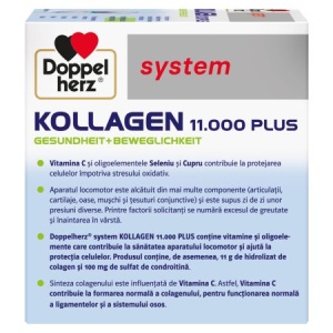 Doppelherz Kollagen 11000 Plus solutie orala 25ml x 30 flacoane unidoza - Img 2