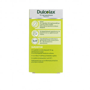 Dulcolax 10mg x 6 supozitoare - Img 2