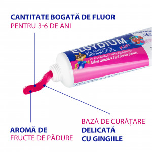 Elgydium Kids Pasta Dinti Fructe de Padure x 50ml - Img 3