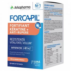 Forcapil anti-rupere Fortifiant Keratine+ x 60 capsule