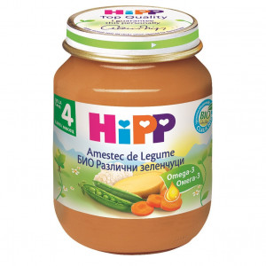 Hipp Piure BIO Amestec de legume x 125 grame