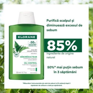 Klorane Sampon BIO cu urzica x 200ml - Img 2