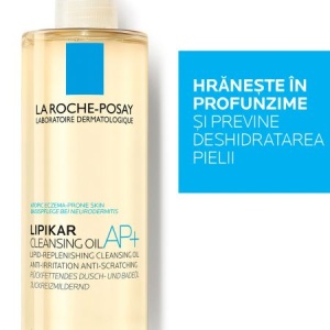 La Roche Posay Lipikar Ulei de spalare relipidant pentru pielea uscata cu tendinta atopica x 400ml - Img 2