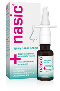 Nasic 1mg/ml+50mg/ml spray nazal adulti x 10ml