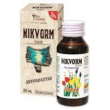 Nikvorm sirop impotriva parazitilor intestinali si candida x 60ml