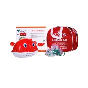 Nimo Nebulizator aparat aerosoli cu compresor silentios, model Delfin