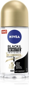 Nivea Deo Roll-On Feminin Invisible for Black&White Clear x 50ml