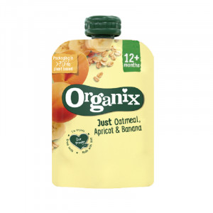 Organix Gustare de Ovaz, Caise si Banane 100g