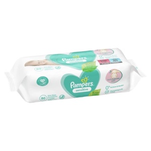 Pampers servetele umede Sensitive x 80 bucati