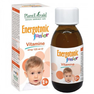 PlantExtrakt Energotonic Junior sirop cu vitamine pentru copii x 125ml