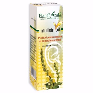 PlantExtrakt Picaturi de urechi Mullein Oil x 15ml