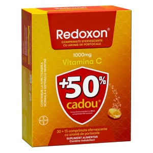 Redoxon Vitamina C 1000mg Portocala x 45 comprimate efervescente