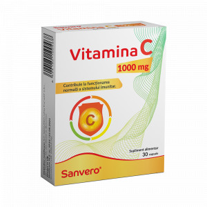 Sanvero Vitamina C 1000 mg x 30 capsule