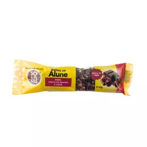 Solaris Baton cu Alune, Miere, Ciocolata si Visine x 30 grame
