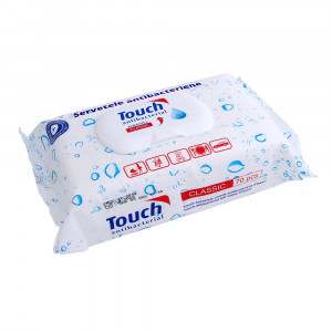 Touch Servetele umede antibacteriene classic x 70 bucati