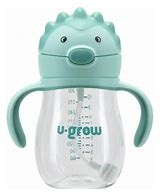 U-Grow Cana din Tritan cu Pai si Manere x 330 ml