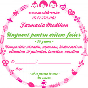 Unguent tratament eritem fesier x 30 grame - Img 2